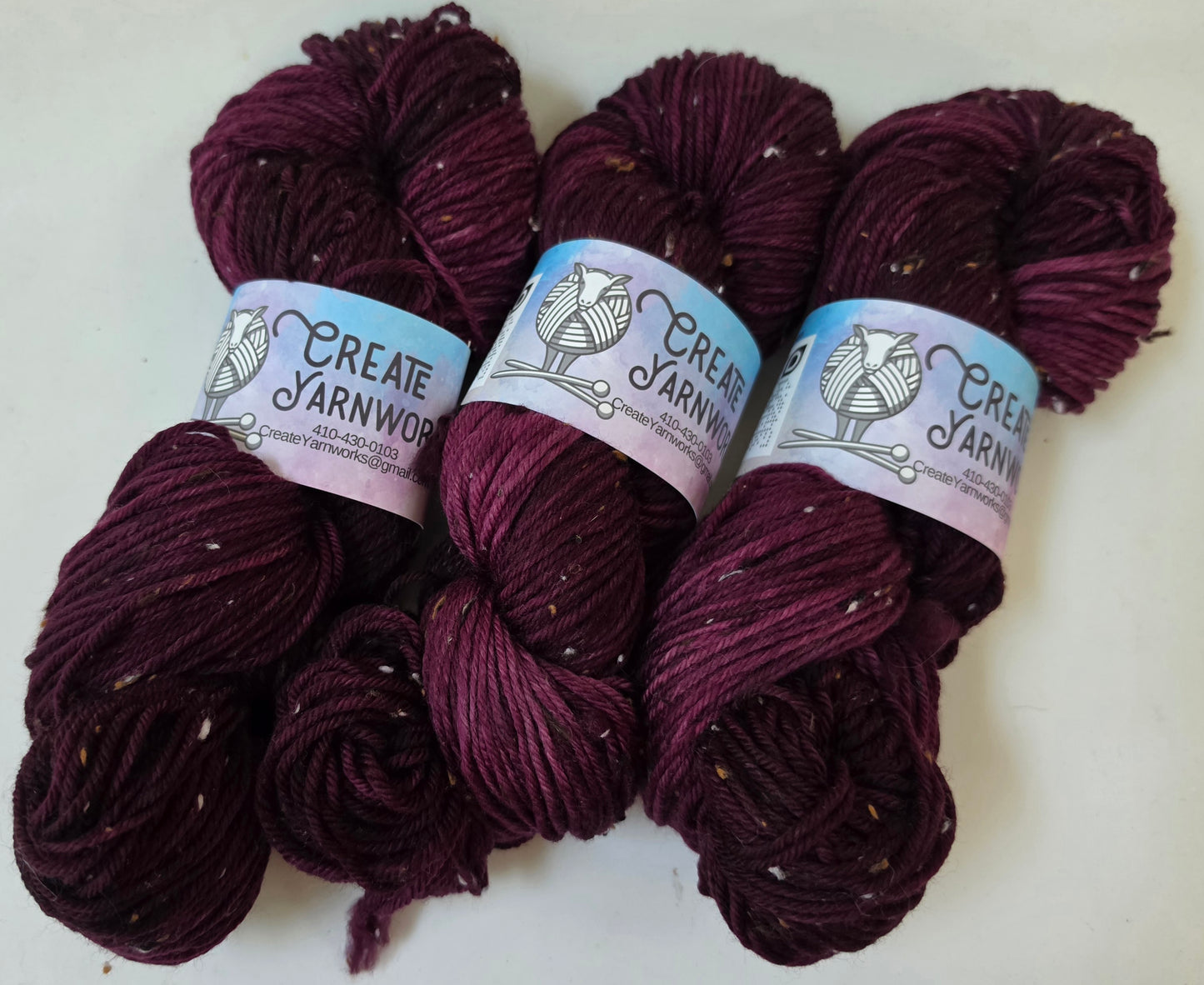 Wine Country in DK Merino Tweed Yarn