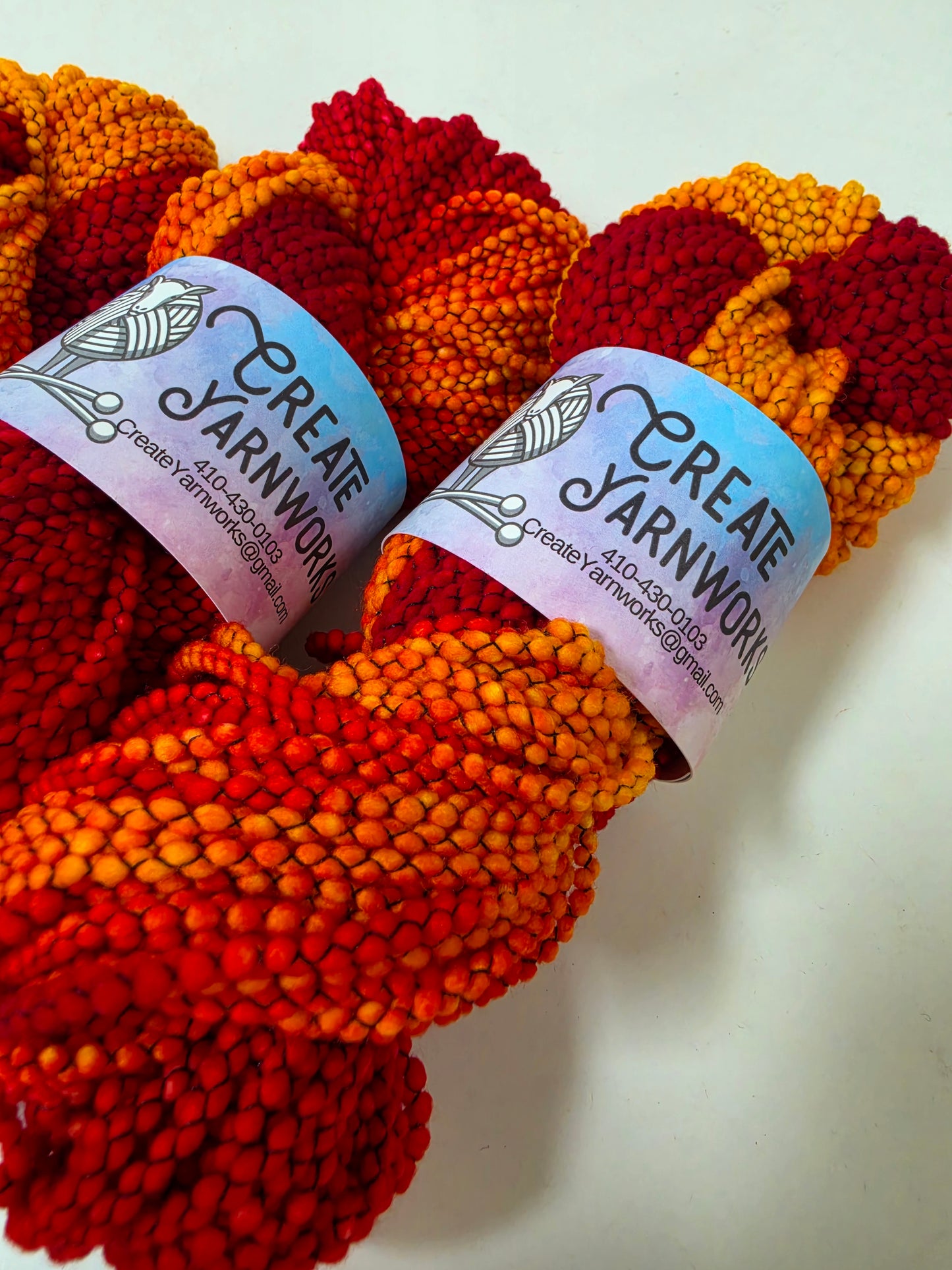 Eastern Shore Sunrise in US Merino Blend Bulky Yarn