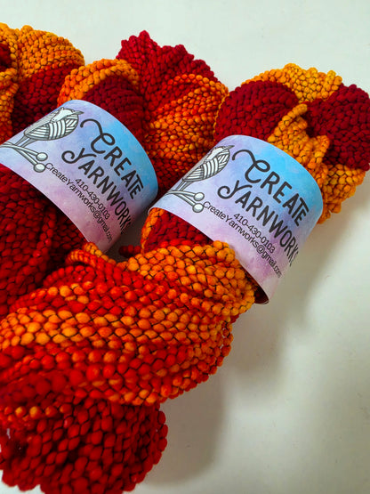 Eastern Shore Sunrise in US Merino Blend Bulky Yarn