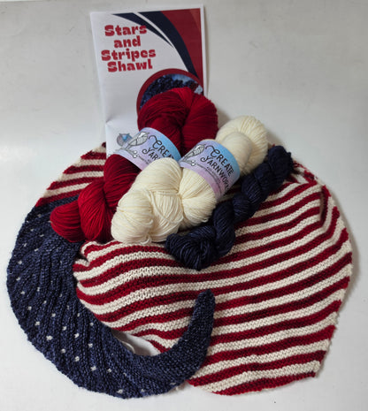 Stars and Stripes Shawl Kit
