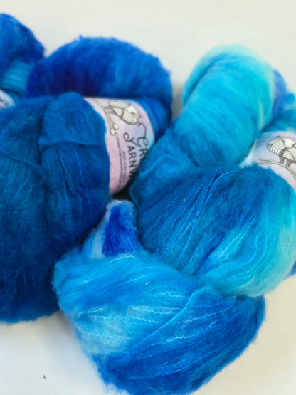 Blue Skies in Brushed Merino Lace Weight Yarn