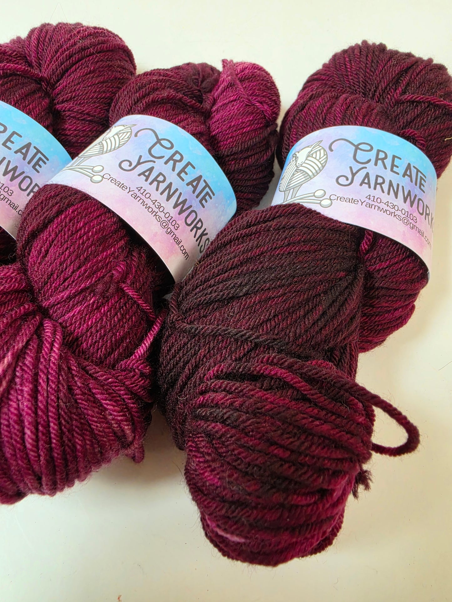 Wine Country in Superwash Merino Blend DK Weight Yarn