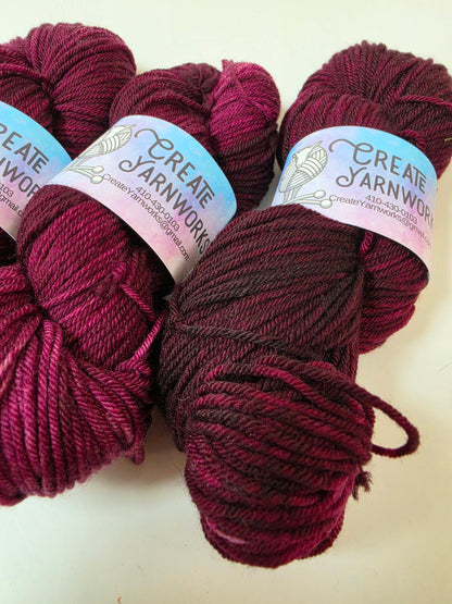 Wine Country in Superwash Merino Blend DK Weight Yarn