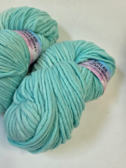 Breakfast at Tiffany's in 100% Superwash Merino Super Bulky Yarn