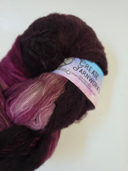 Burgundy Bark in Brushed Merino Lace Weight Yarn
