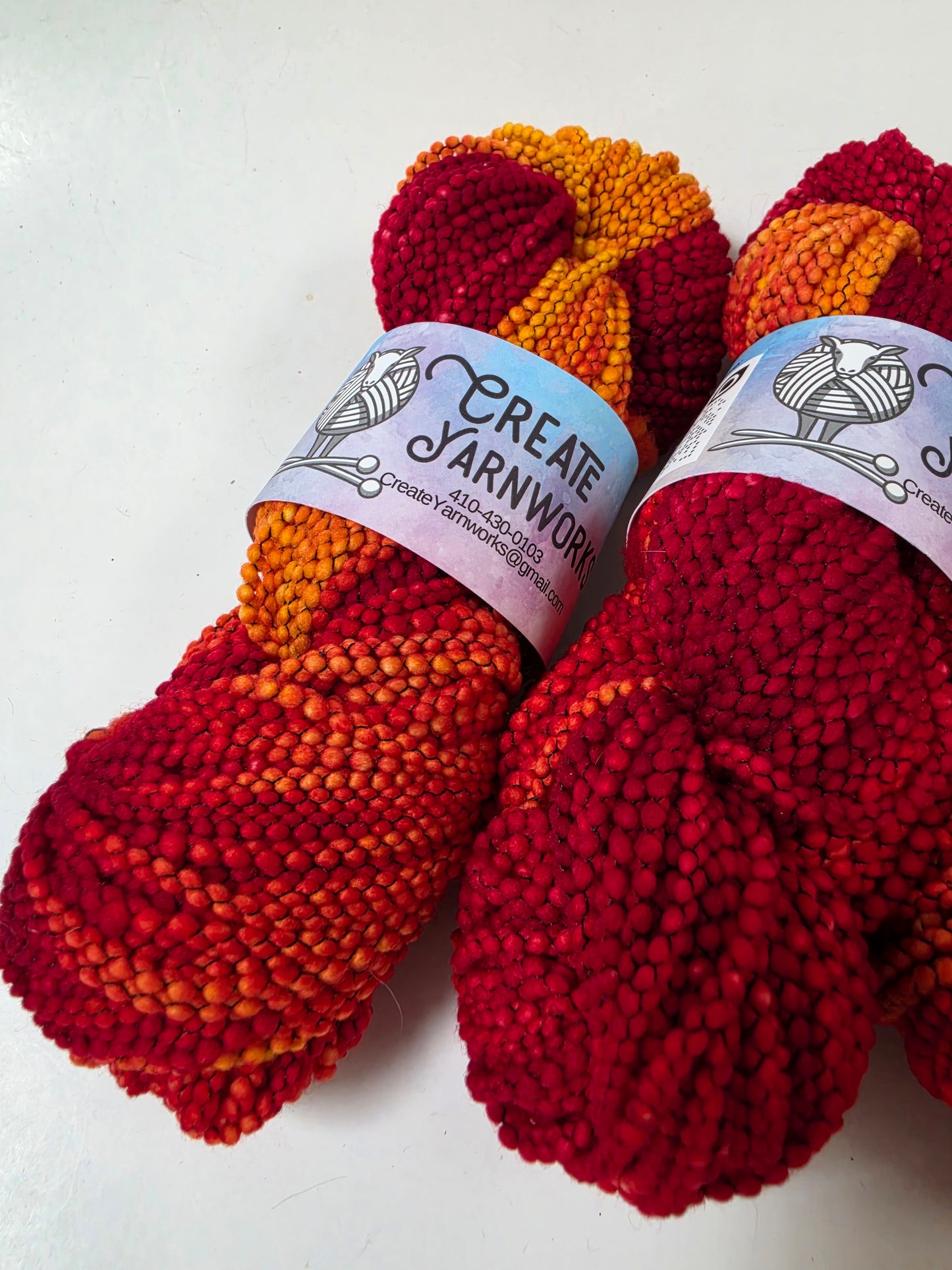 Eastern Shore Sunrise in US Merino Blend Bulky Yarn