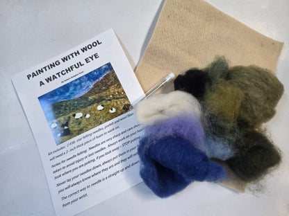 Watchful Eye Painting Needle Felting Kit