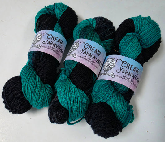 Mermaid's Tide in Superwash Merino Blend DK Weight Yarn