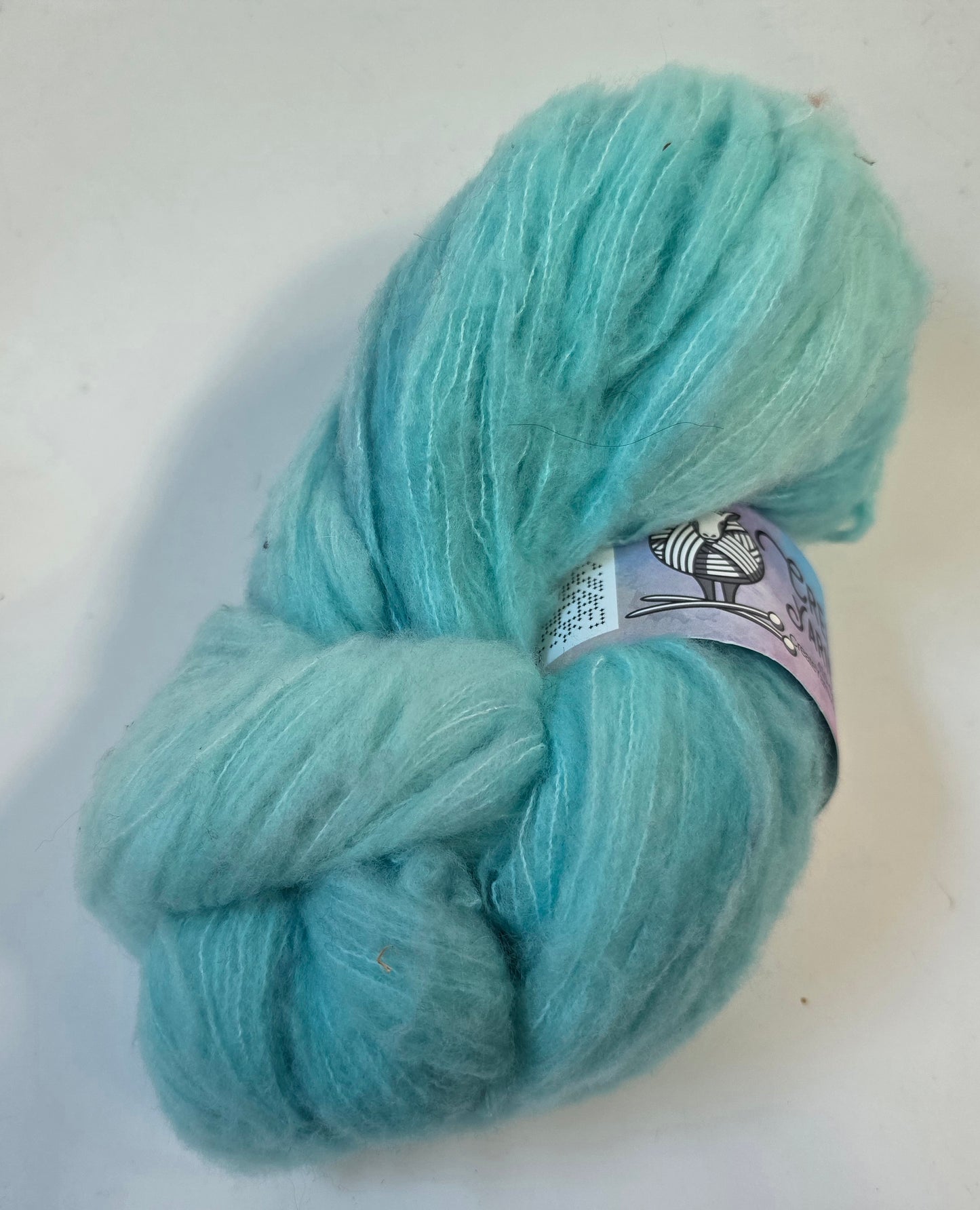 Breakfast at Tiffany's in Brushed Merino Lace Weight Yarn