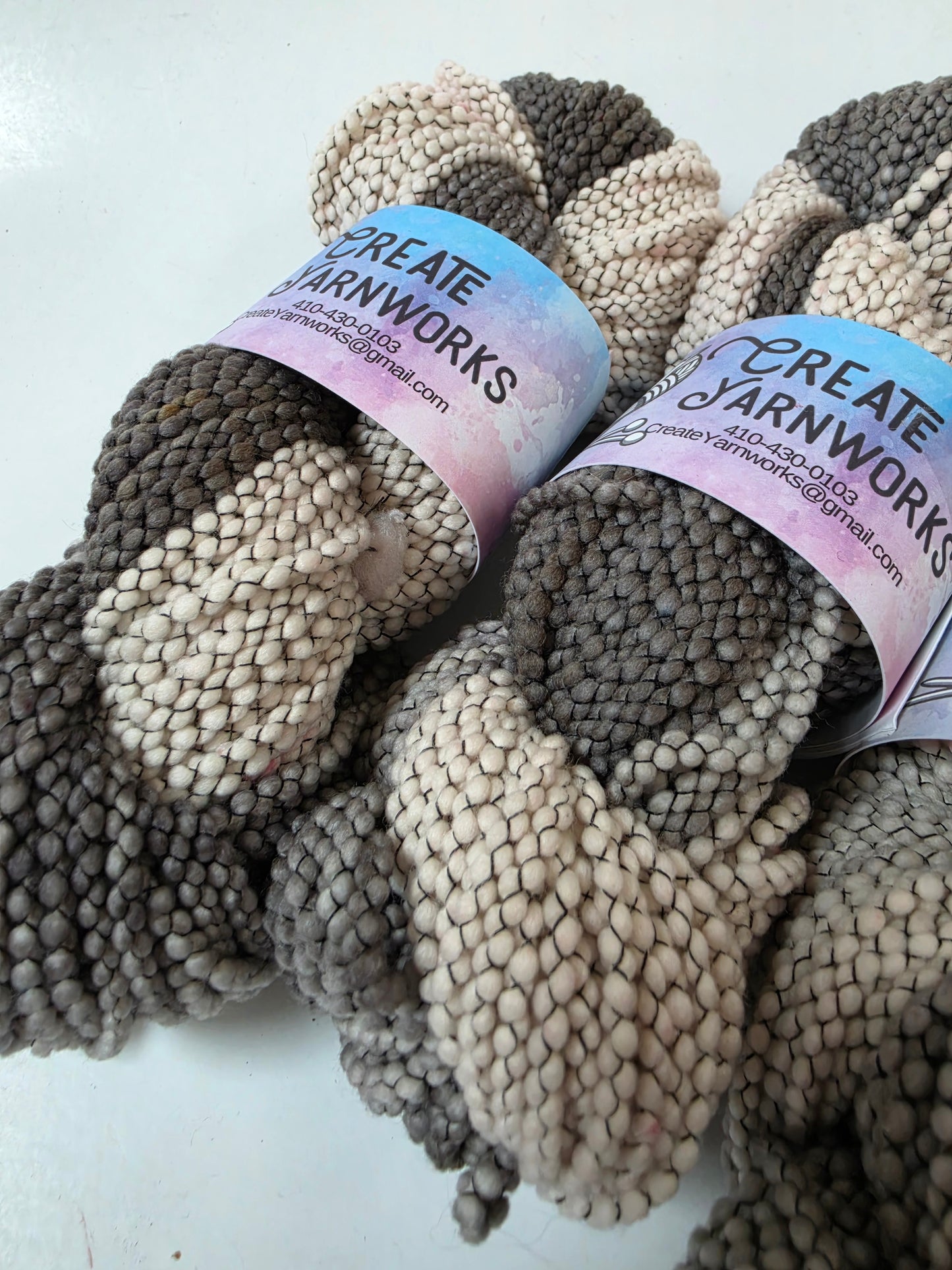 Stormy Skies in US Merino Blend Bulky Yarn