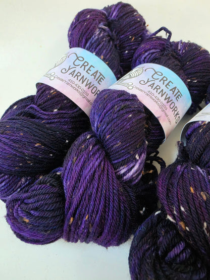Purples in DK Merino Tweed Yarn