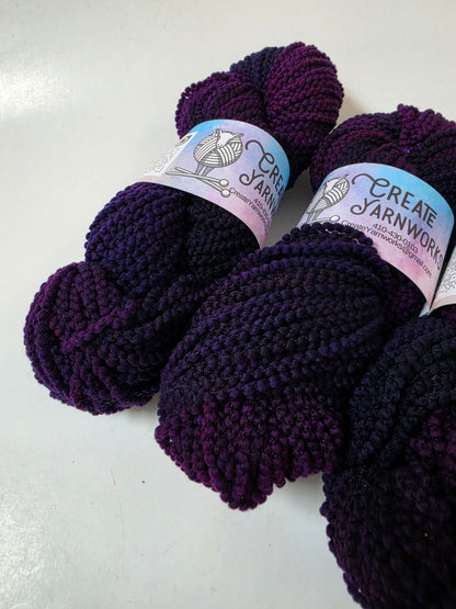 Purples in US Merino Blend Bulky Yarn