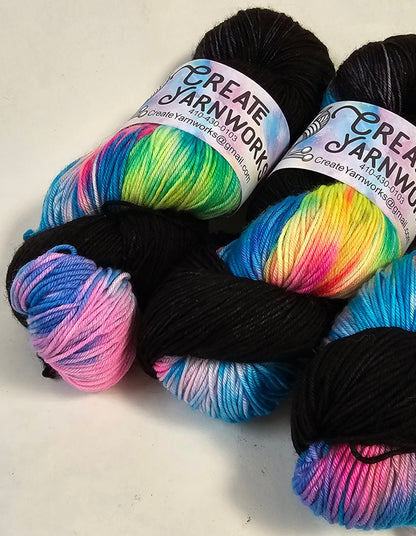 80's Remix in Superwash Merino/Nylon (85/15) Blend Fingering Weight Yarn - Preorders