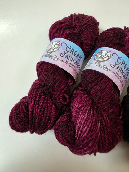 Wine Country in Superwash Merino Blend DK Weight Yarn