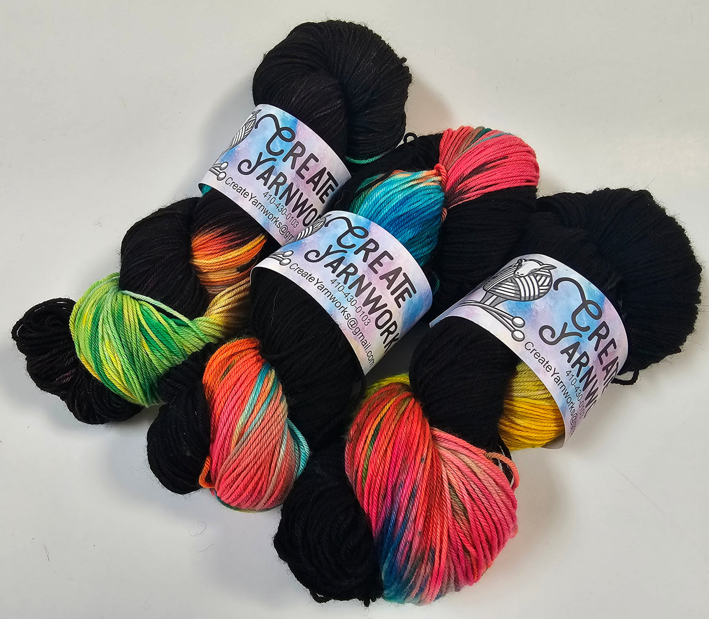80's Remix in Superwash Merino/Nylon (85/15) Blend Fingering Weight Yarn - Preorders