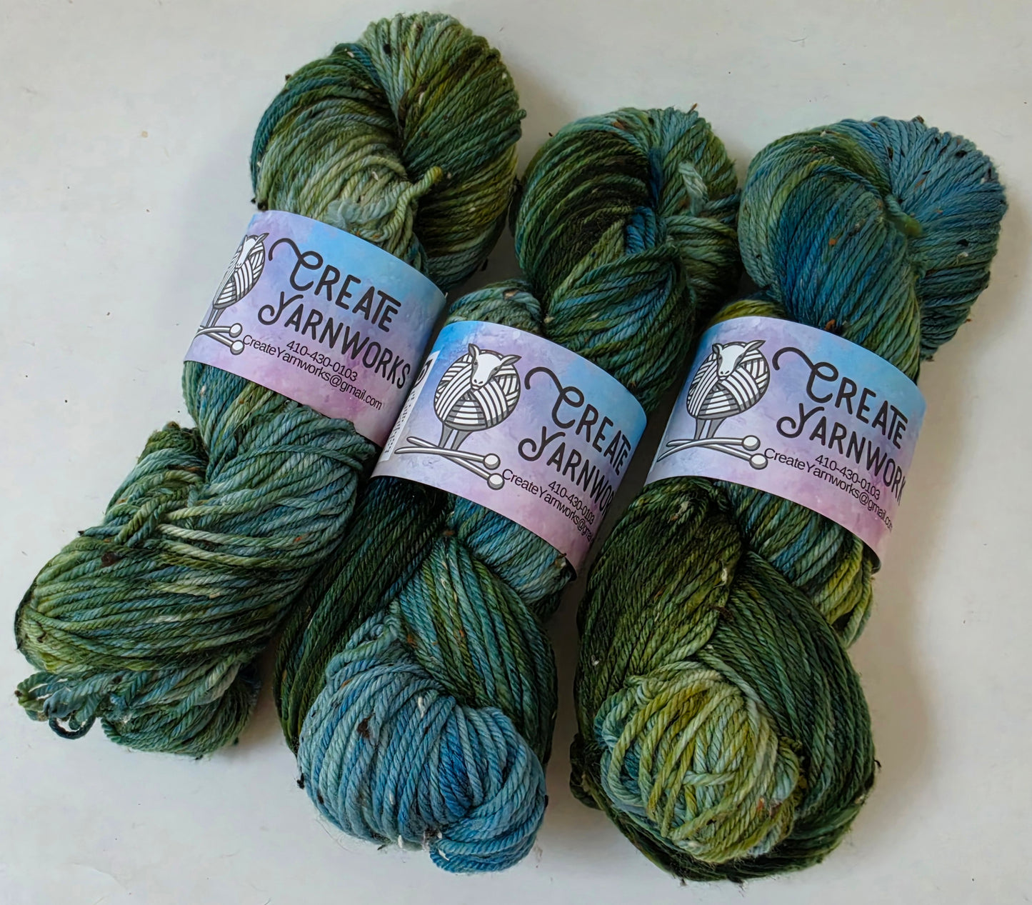 Oceans Deep in DK Merino Tweed Yarn