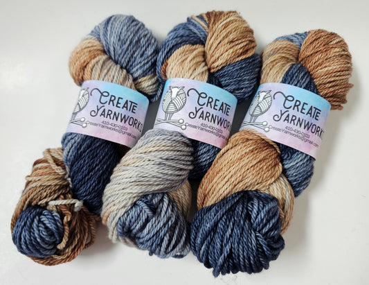 I Wanna Be a Cowboy in Superwash Merino Worsted Weight Yarn