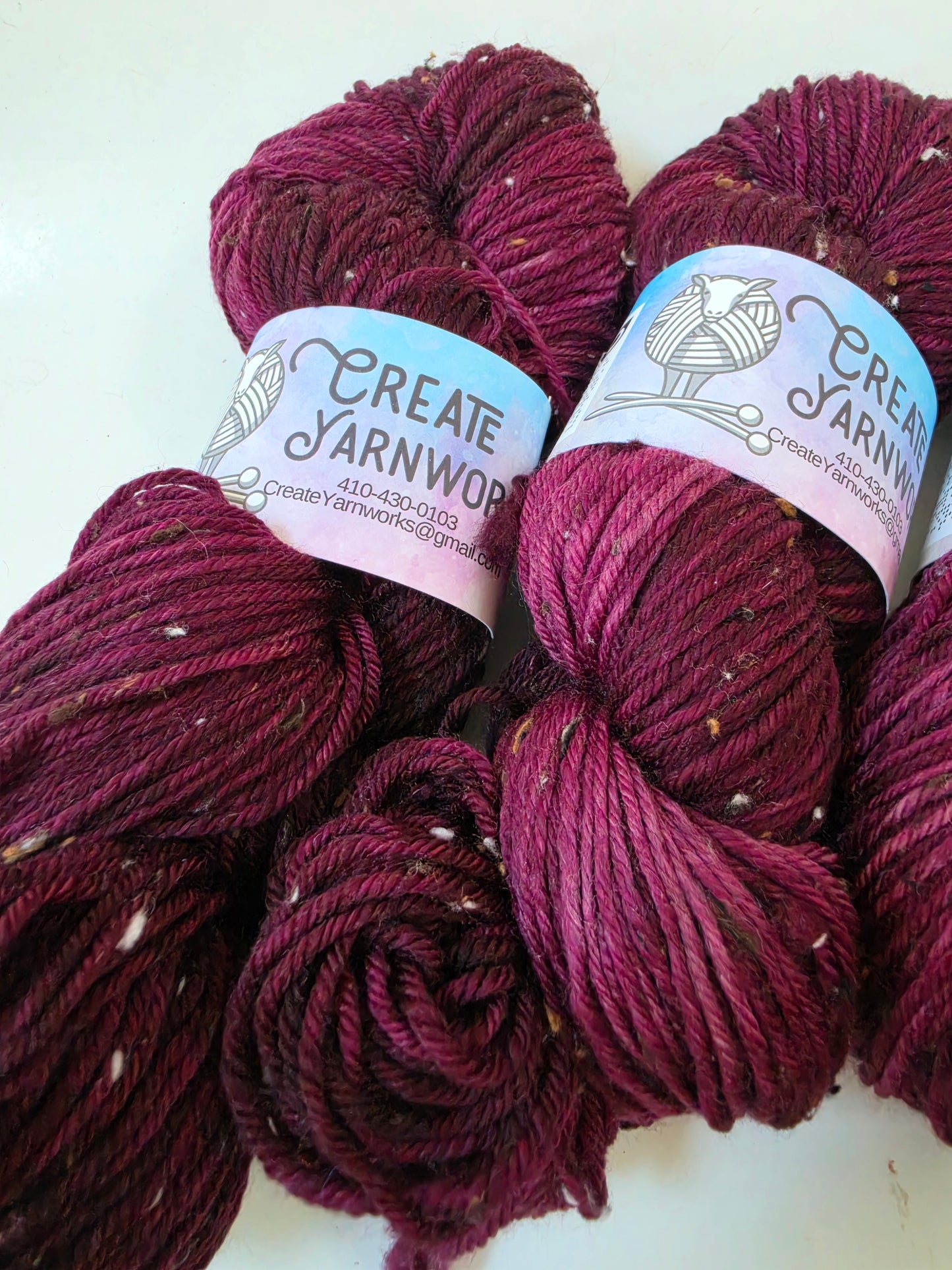 Wine Country in DK Merino Tweed Yarn