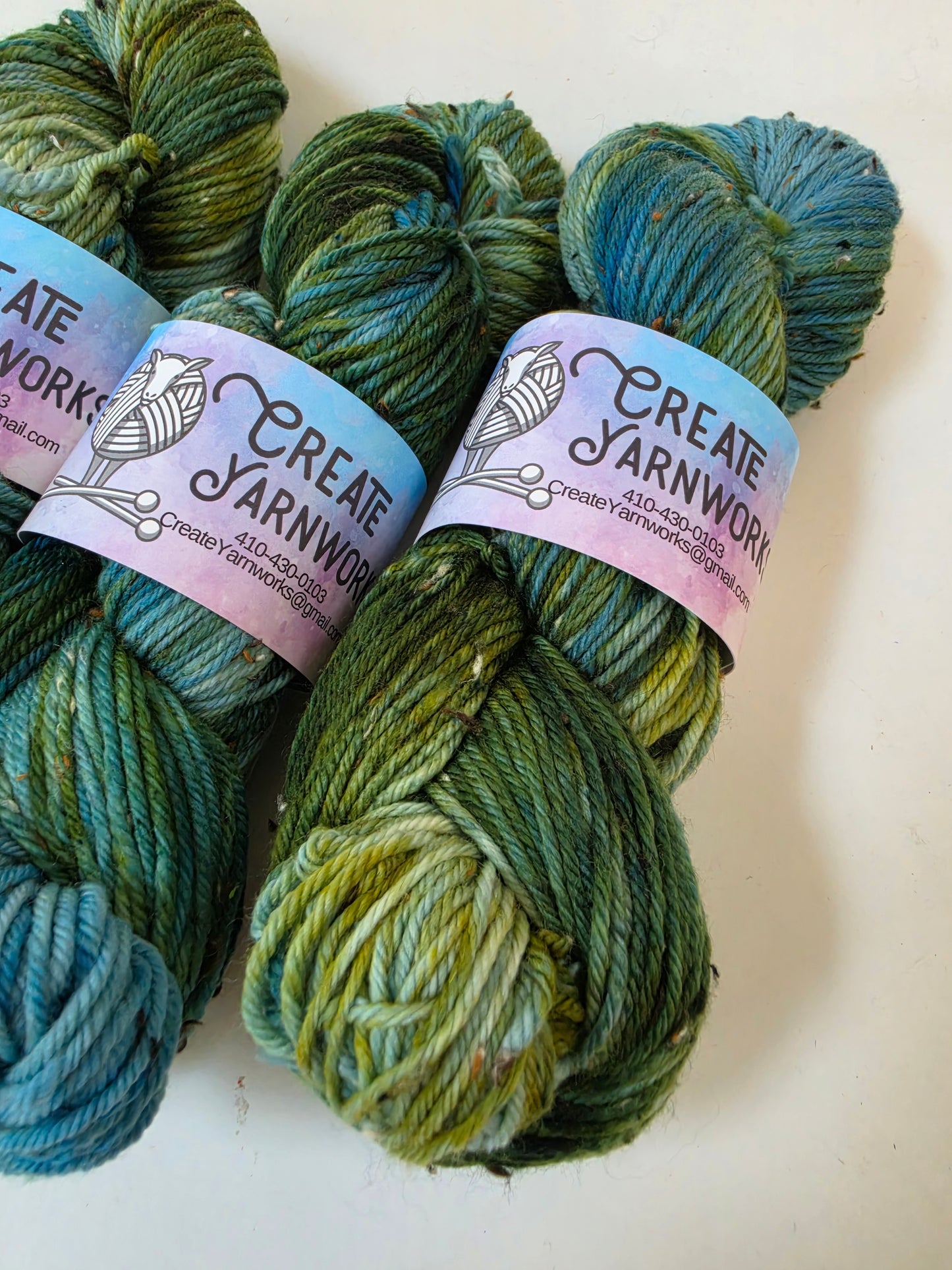 Oceans Deep in DK Merino Tweed Yarn