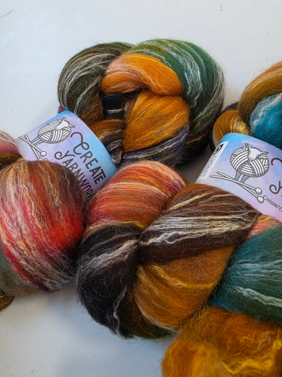 POTM Oct 2026 in Cormo/ Rose Fiber/ Baby Alpaca custom blend Top 4oz braid