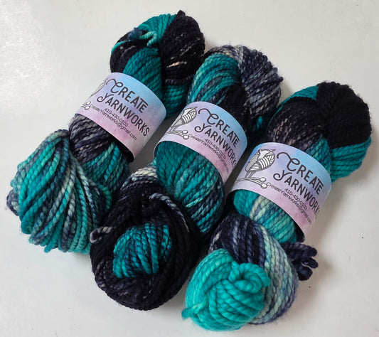Mermaid's Tide in 100% Superwash Merino Bulky Yarn