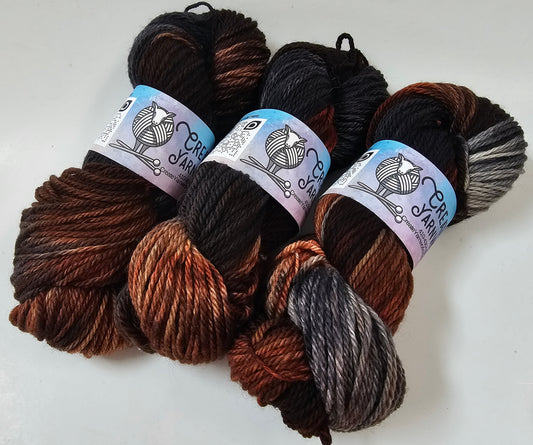 Fox in the Shadows in Superwash Bluefaced Leicester (BFL) Worsted Weight Yarn
