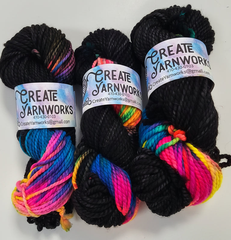 80's Remix in 100% Superwash Merino Bulky Yarn - PREORDER
