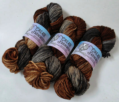 Fox in the Shadows in Superwash Bluefaced Leicester (BFL) Worsted Weight Yarn