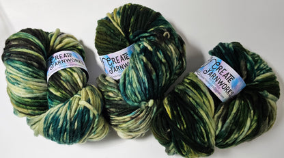 Mossy in 100% Superwash Merino Super Bulky Yarn