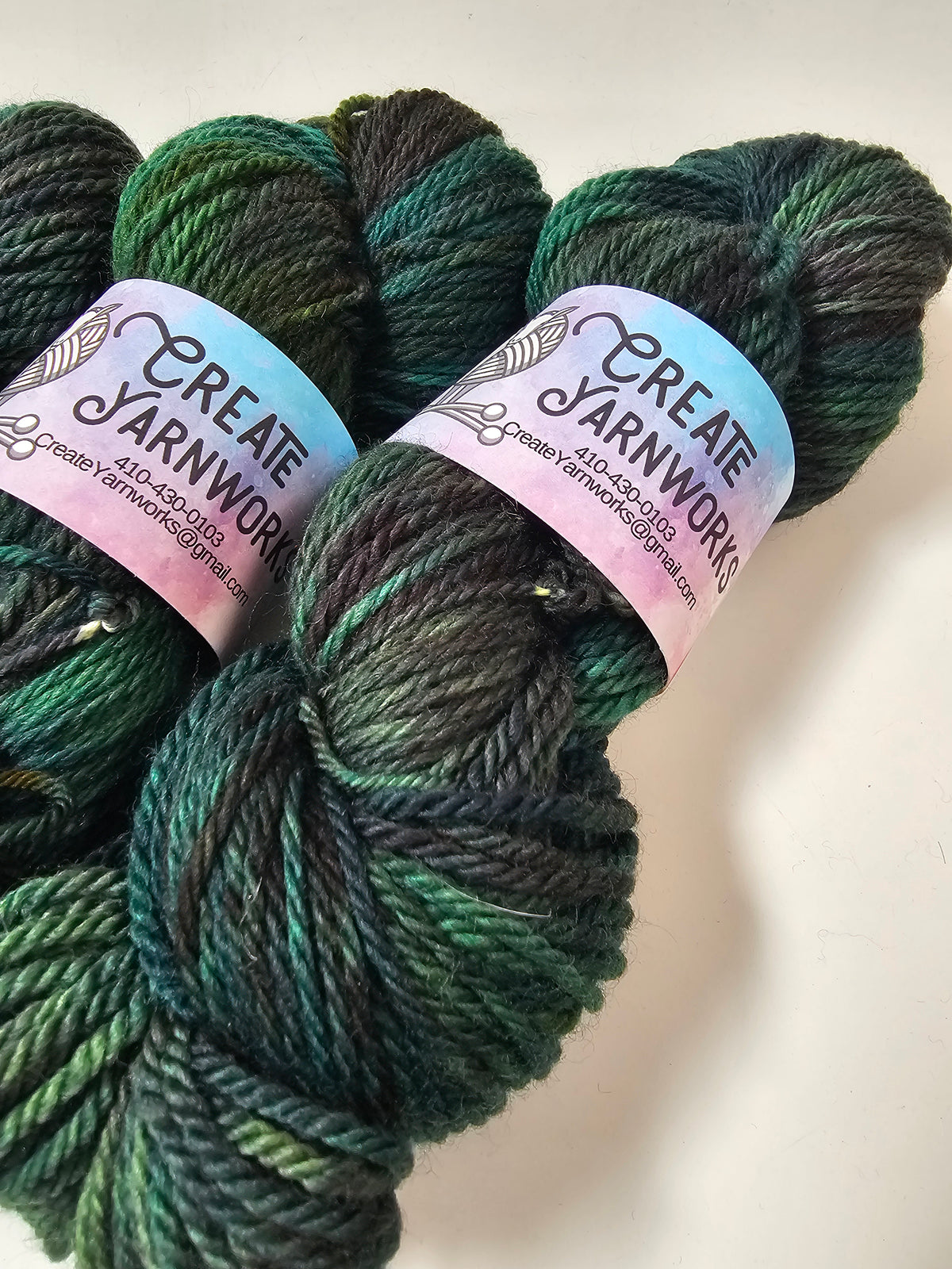 Mossy in Superwash Bluefaced Leicester (BFL) Worsted Weight Yarn