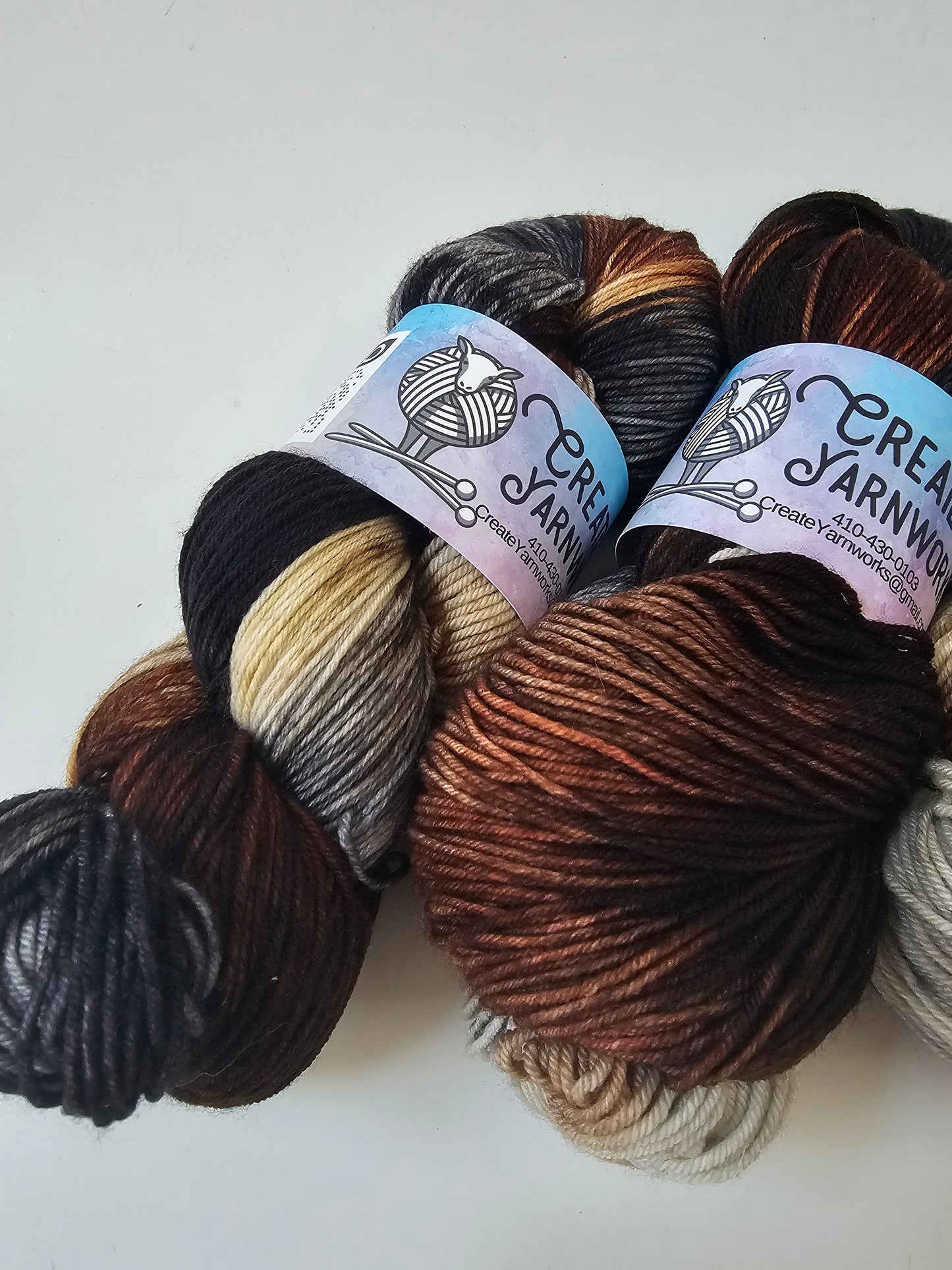 Fox in the Shadows in Superwash Merino/Nylon (85/15) Blend Fingering Weight Yarn