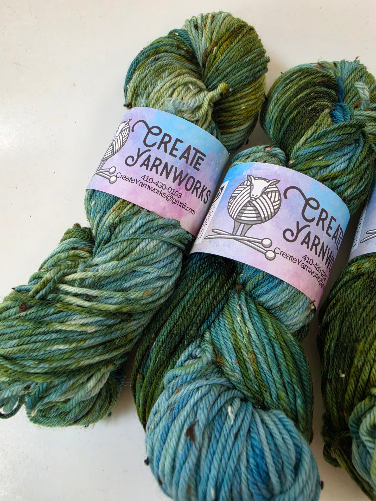 Oceans Deep in DK Merino Tweed Yarn