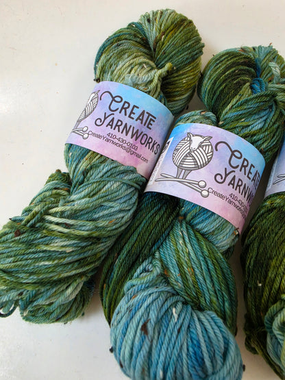 Oceans Deep in DK Merino Tweed Yarn