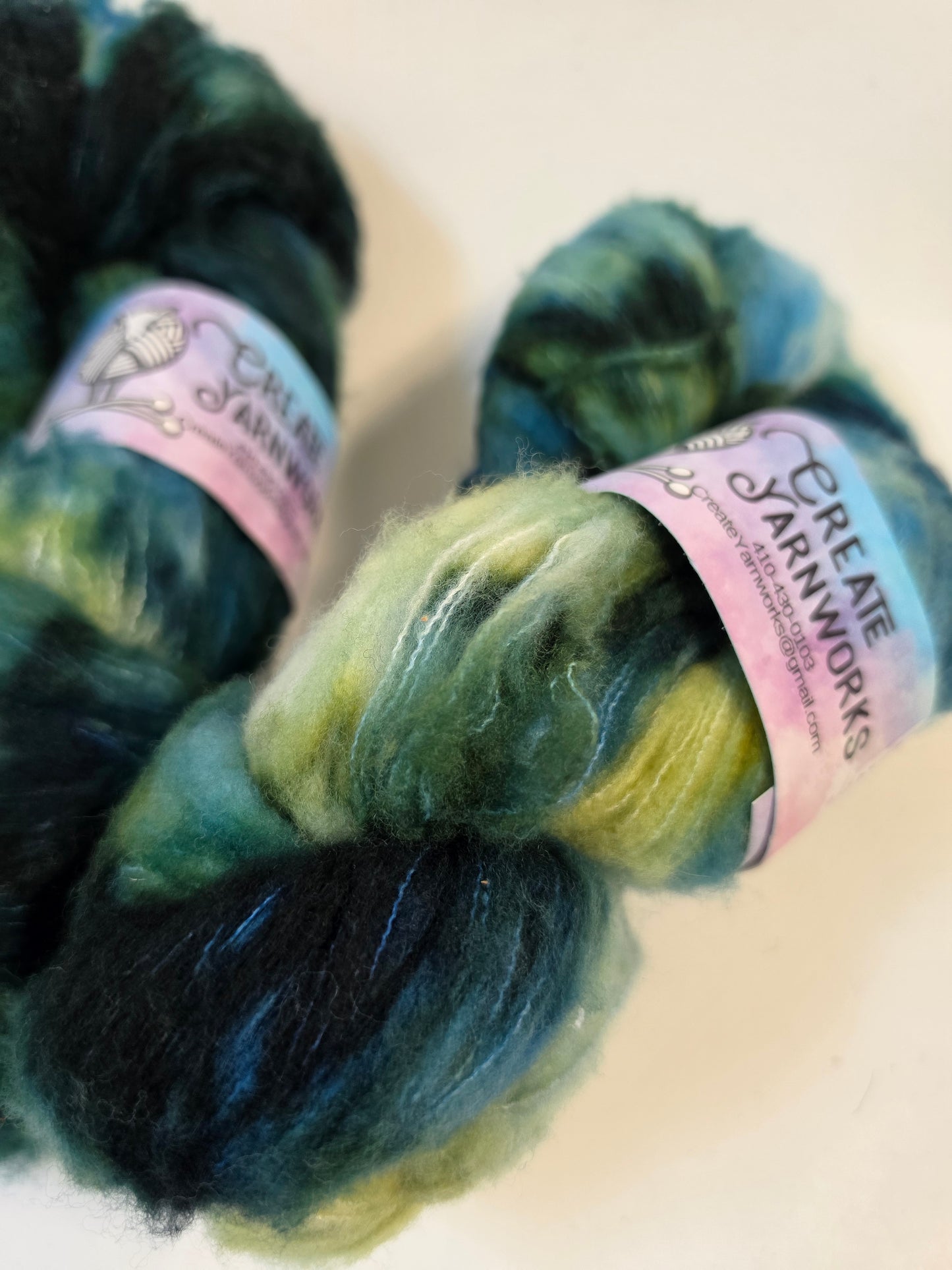 Oceans Deep in Brushed Merino Lace Weight Yarn