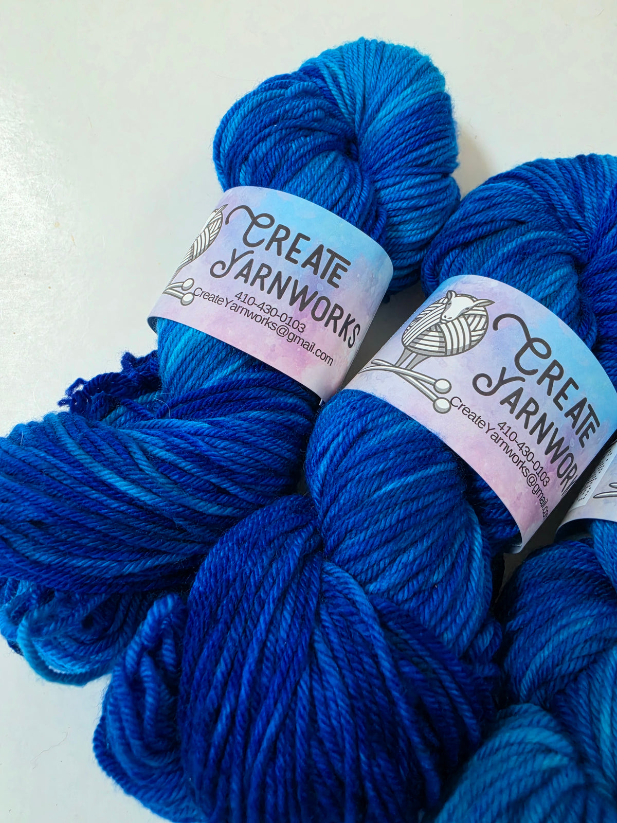 Blue Skies in Superwash Merino Blend DK Weight Yarn