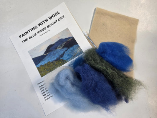 Blue Ridge Mountains Painting Needle Felting Kit