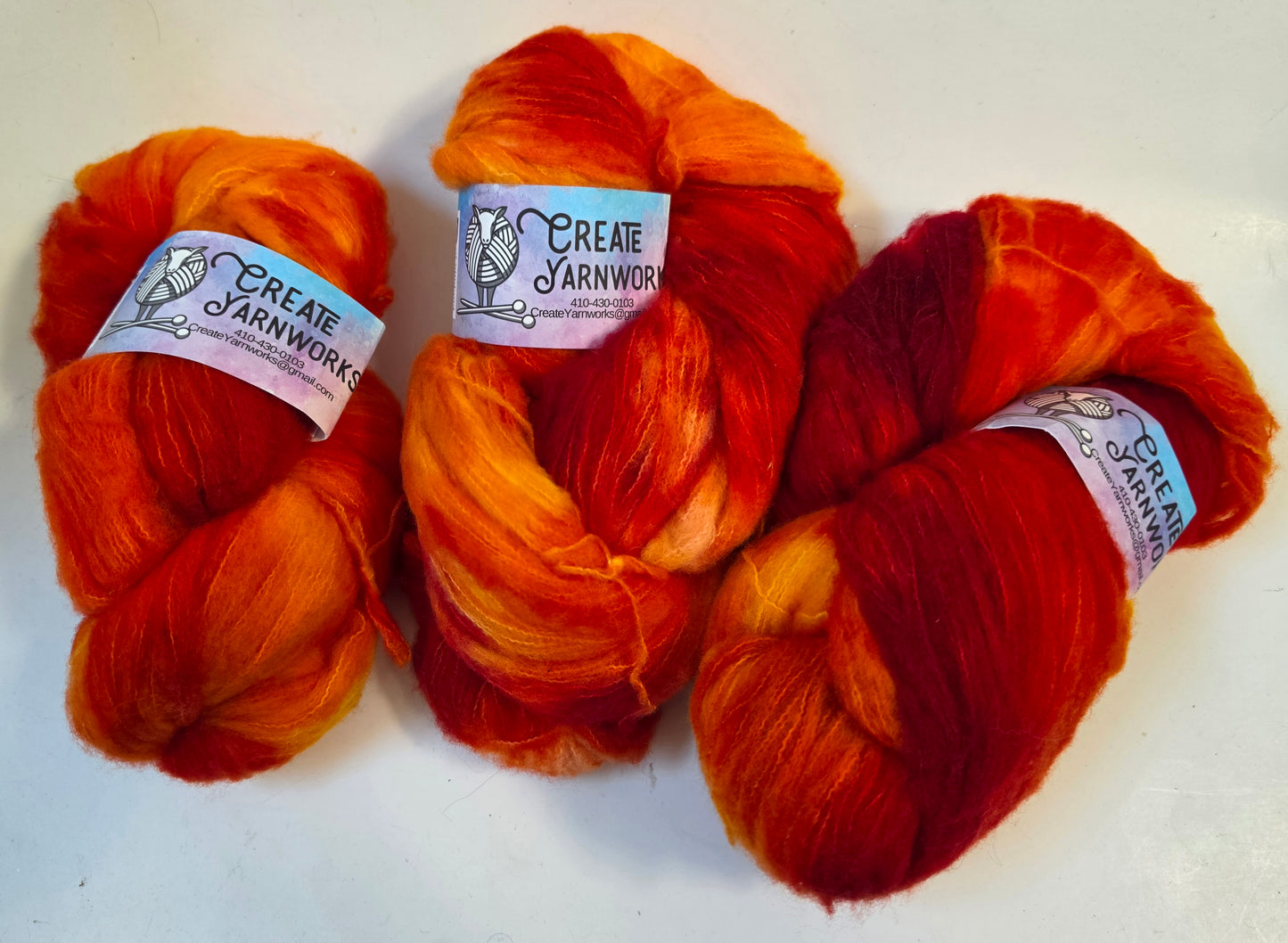 Eastern Shore Sunrise in Brushed Merino Lace Weight Yarn