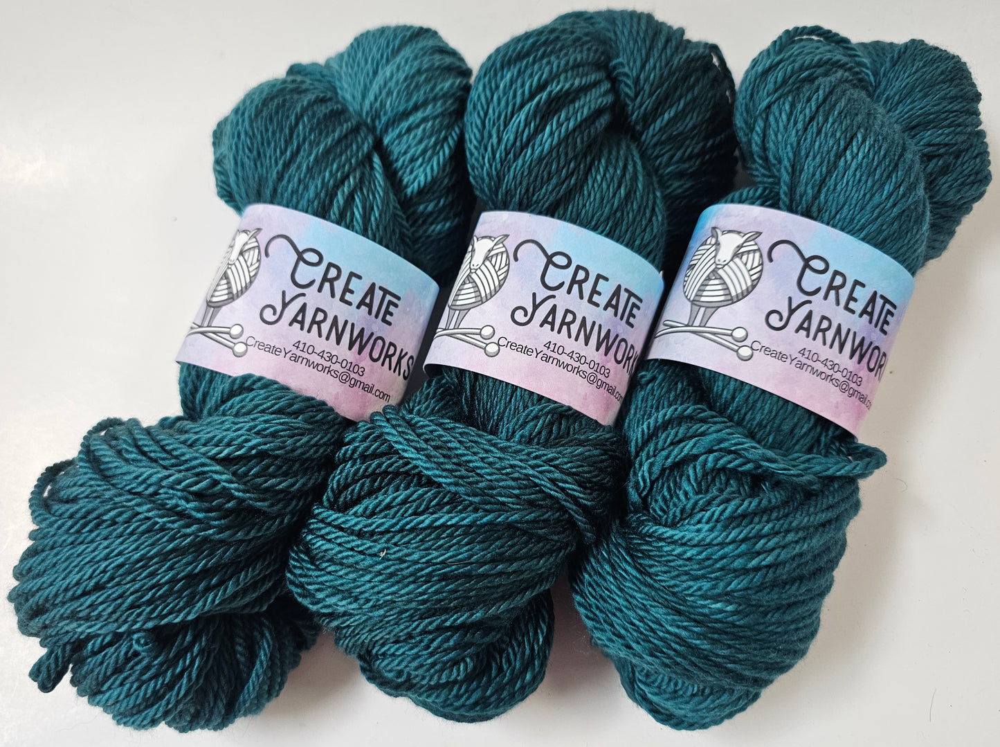 Spruce It Up! in Superwash Merino Worsted Weight Yarn