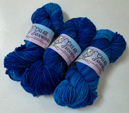 Blue Skies in Superwash Merino Blend DK Weight Yarn