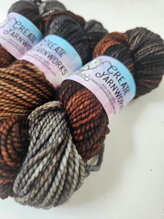 Fox in the Shadows in 100% Superwash Merino Bulky Yarn