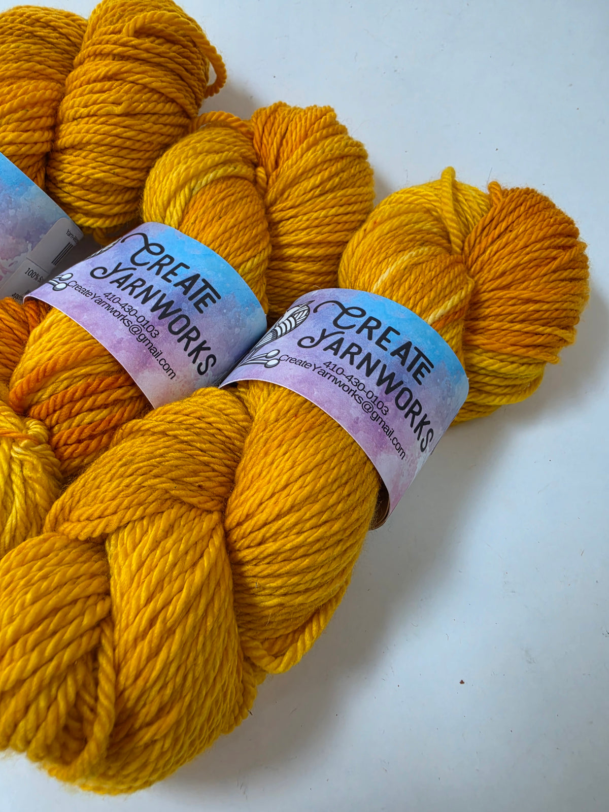 Goldilocks in Superwash Merino Worsted Weight Yarn