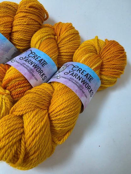 Goldilocks in Superwash Merino Worsted Weight Yarn