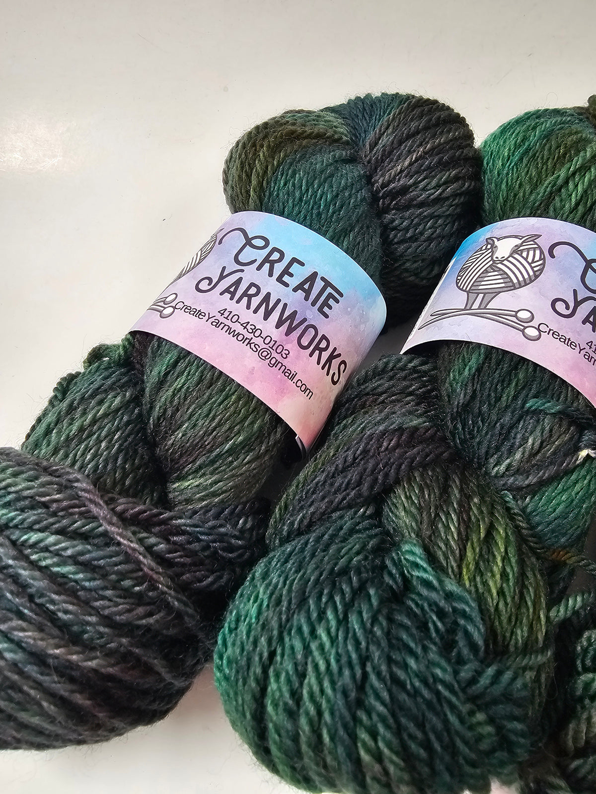 Mossy in Superwash Bluefaced Leicester (BFL) Worsted Weight Yarn