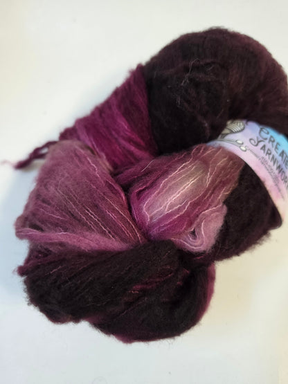 Burgundy Bark in Brushed Merino Lace Weight Yarn