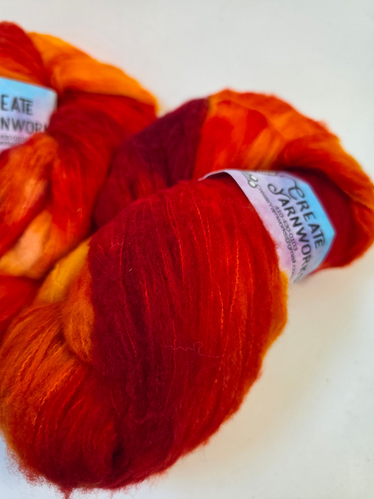 Eastern Shore Sunrise in Brushed Merino Lace Weight Yarn