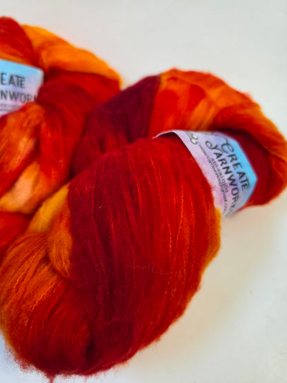 Eastern Shore Sunrise in Brushed Merino Lace Weight Yarn