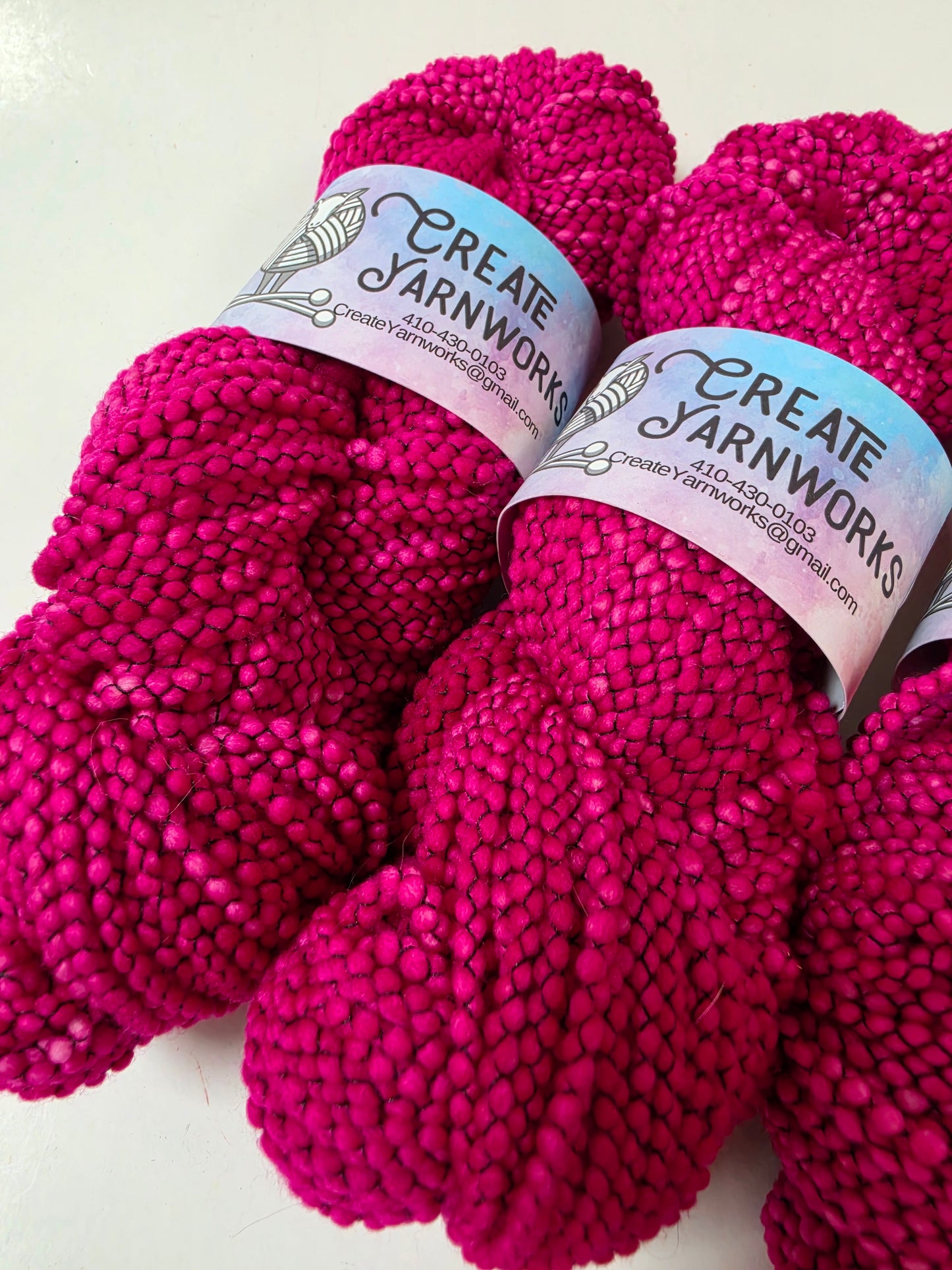 Pretty in Pink in US Merino Blend Bulky Yarn