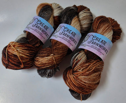 Fox in the Shadows in Silver Shimmer DK Weight Yarn