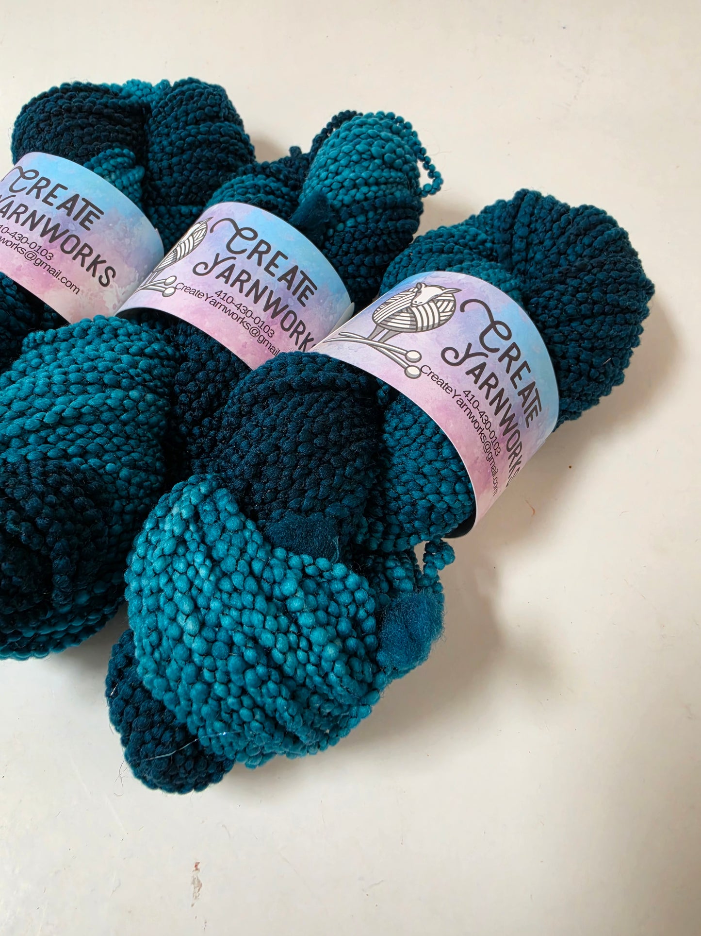 Tempting Teal in US Merino Blend Bulky Yarn