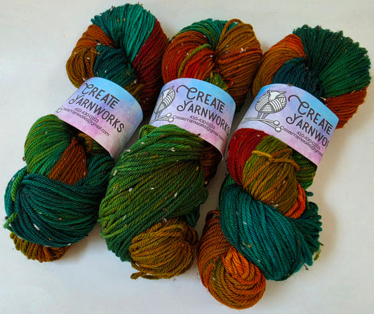 Tortoise Shell in DK Merino Tweed Yarn